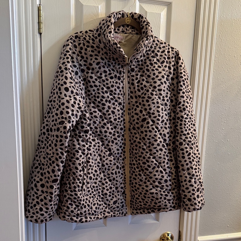 Jess Lea Polka Dot Puffer Jacket